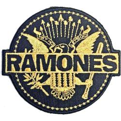 Gestickter Aufnäher Ramones Logo Aufbügel Patch