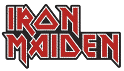 Aufnäher Iron Maiden Logo Cut Out Patch