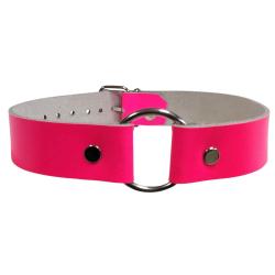 Neon Pink O-Ring Choker
