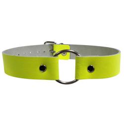 Neon Yellow O-Ring Choker