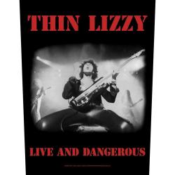 Rückenaufnäher Thin Lizzy Live And Dangerous
