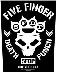 Five Finger Death Punch Got Your Six Rückenaufnäher