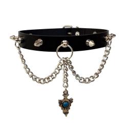 Leder Choker Mit Killernieten Indianerpfeilspitze