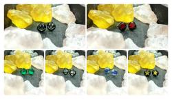 6er Set Ohrstecker Gothic