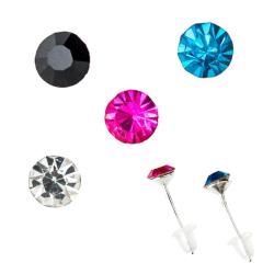 Ohrstecker Strasssteine Set