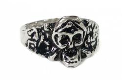 Skull With Bones Ring