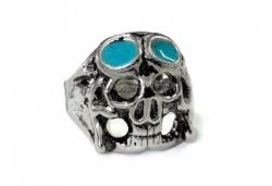 Skull With Goggles Ring