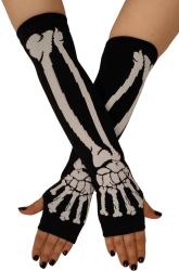 Gothic Skelett Armstulpen