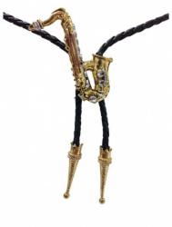 Bolo Krawatte Saxophon