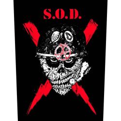Rückenaufnäher Stormtroopers of Death Scrawled Lightning Backpatch