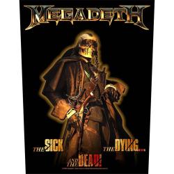 Rückenaufnäher Megadeth The Sick, The Dying And The Death Backpatch