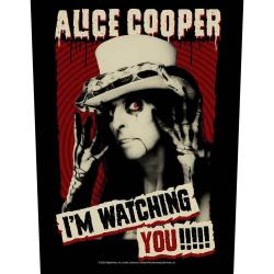 Rückenaufnäher Alice Cooper I'm Watching You Backpatch