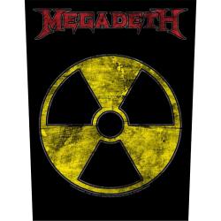 Rückenaufnäher Megadeth Radioactive Backpatch