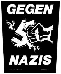 Gegen Nazis Rückenaufnäher