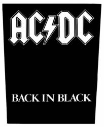 AC/DC Back In Black Rückenaufnäher