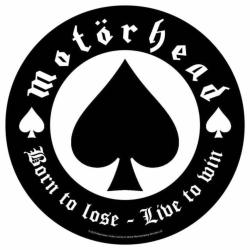 Motörhead Born To Lose Rückenaufnäher