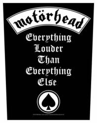 Motörhead Everything Louder Rückenaufnäher
