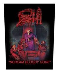 Death Scream Bloody Gore Rückenaufnäher