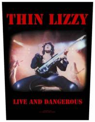 Thin Lizzy Live And Dangerous Rückenaufnäher