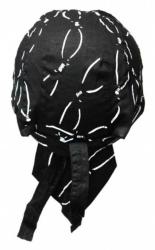 Kinder Bandana Cap Stacheldraht Schwarz