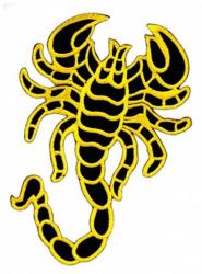 Aufnäher Gelber Skorpion