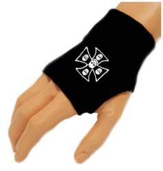 Schwarze Handstulpe Eisernes Kreuz