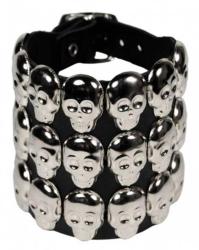 Punk Armband Totenkopfnieten