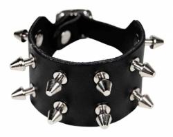 Lederarmband 2-reihig Killernieten
