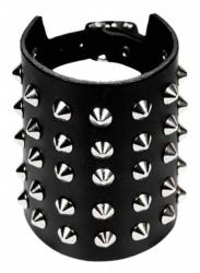 Punk Armband 5-reihig Spitznieten