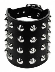 Rocker Armband 4-reihig Spitznieten