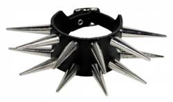 Spike Nieten Rocker Armband 2-reihig