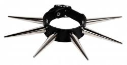 Lederarmband 1-reihig Spike Nieten