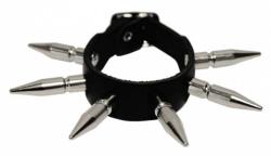 Leder Manschette 1-reihig Killernieten