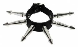 Lederarmband 1-reihig Spikes