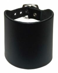 Leder Manschette Schwarz