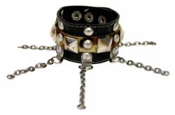 Ketten Rocker Armband Pyramidennieten