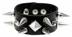 Killernieten Kunsteder Armband Pyramidennieten