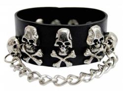 Ketten Punk Armband Totenköpfe
