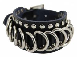 Kunstleder Armband Manschette Ringe Und Flachnieten