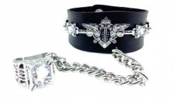 Kunstleder Armband Wappen & Ring