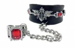 Kunstleder Armband Wappen