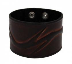 Leder Manschette Braun