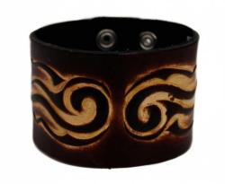 Rocker Armband Braun Tattoo