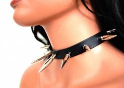 Gothic Lederhalsband Killernieten