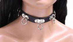 Gothic Halsband Fetisch Ringe