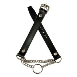 Harajuku Choker Halsband Mit Ring & Kette