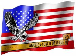 Fahne USA Adler
