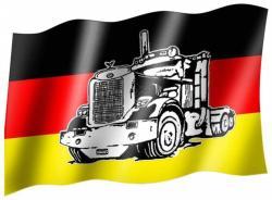 Fahne Deutschland Truck