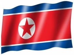 Fahne Nordkorea