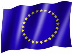 Fahne 25 Eurpoasterne